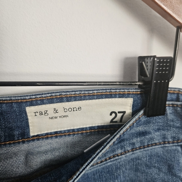 Rag & Bone Dre Low-rise Distressed Boyfriend Jeans Size 27 - Picture 5 of 9